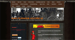 Desktop Screenshot of feuerwehr-historie.de